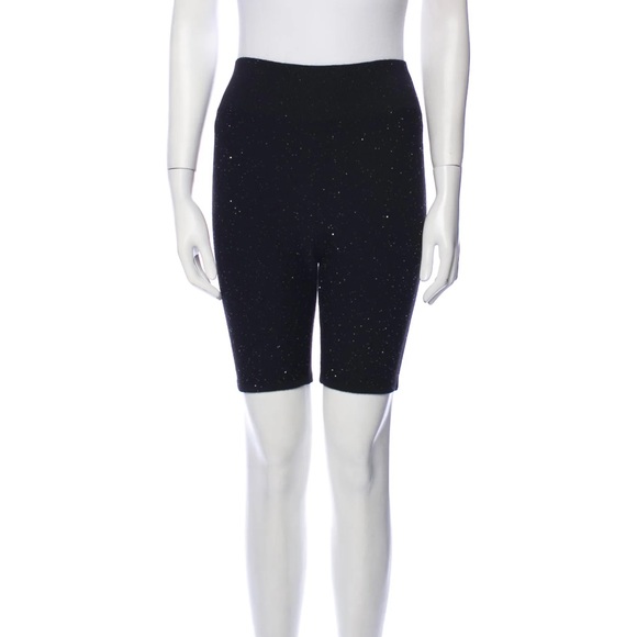 A R E A Sequin Biker Shorts - Picture 4 of 9